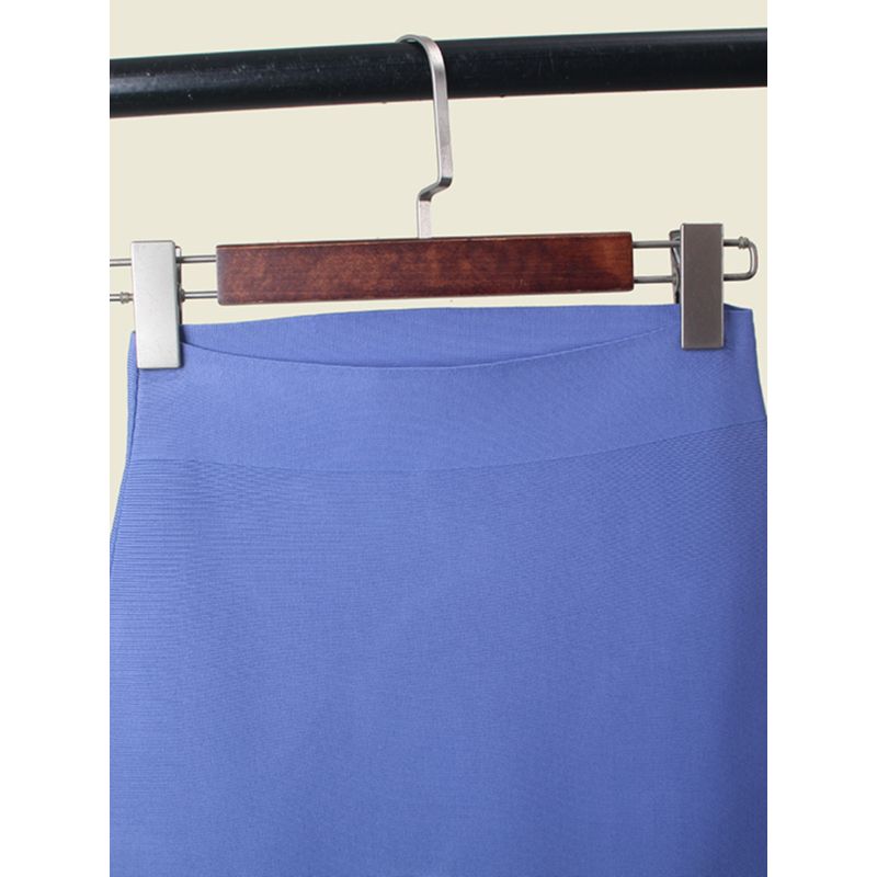 Light Luxury Brand Western Style Fat Hip Skirt Foreign Trade Original Order High Quality Bandage Sexy Knitted Hip Skirt