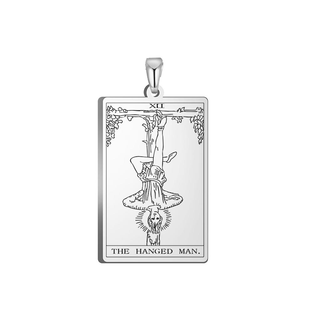 Dawapara The Major Arcana Tarot Cards Vintage Amulet Pendant for Necklaces Accessories Wholesale Stainless Steel
