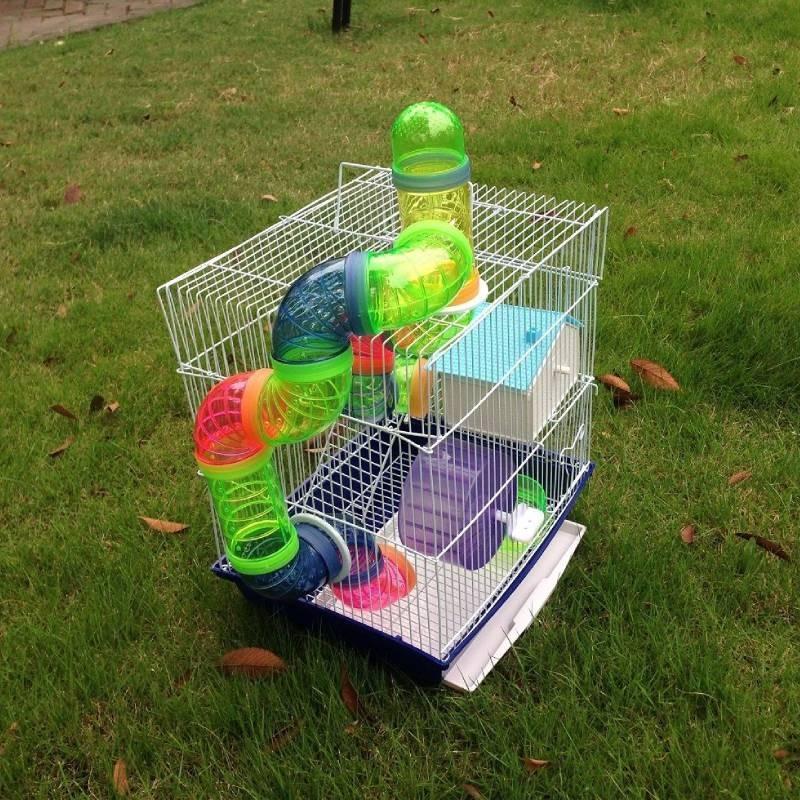 Bird Cage For Small Birds With Metal Construction And Luxurious Villa Design For Home Use