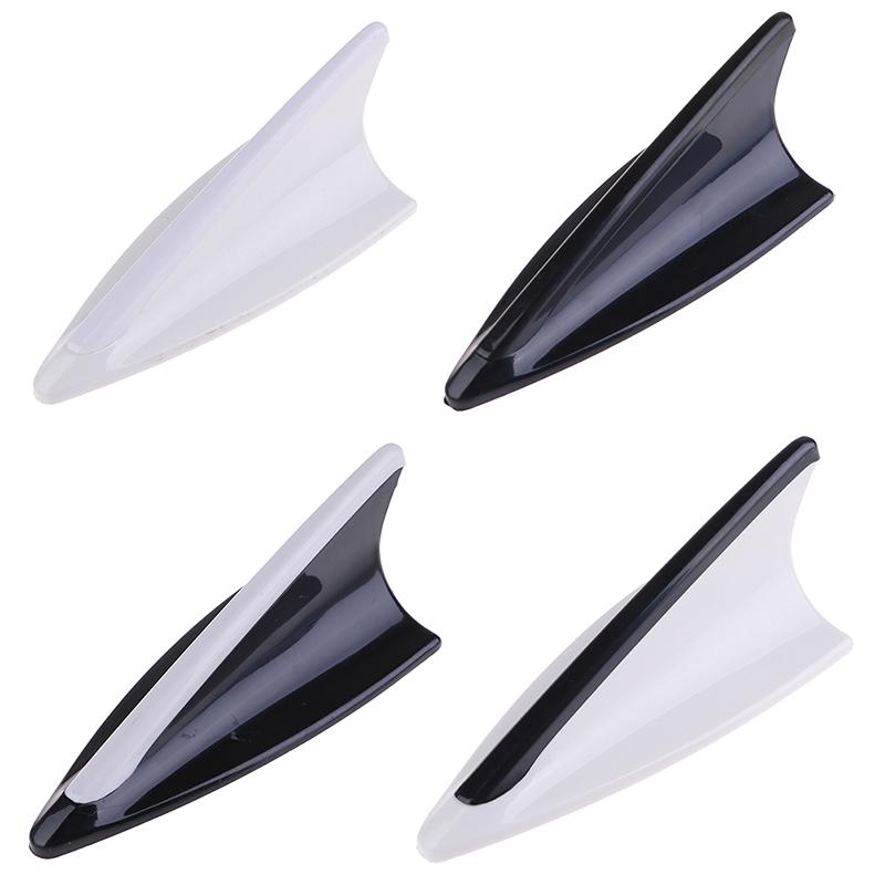 1Pc Car Shark Fin Universal Roof Antenna Radio Fm/Am Anti-Static Paste Aerial