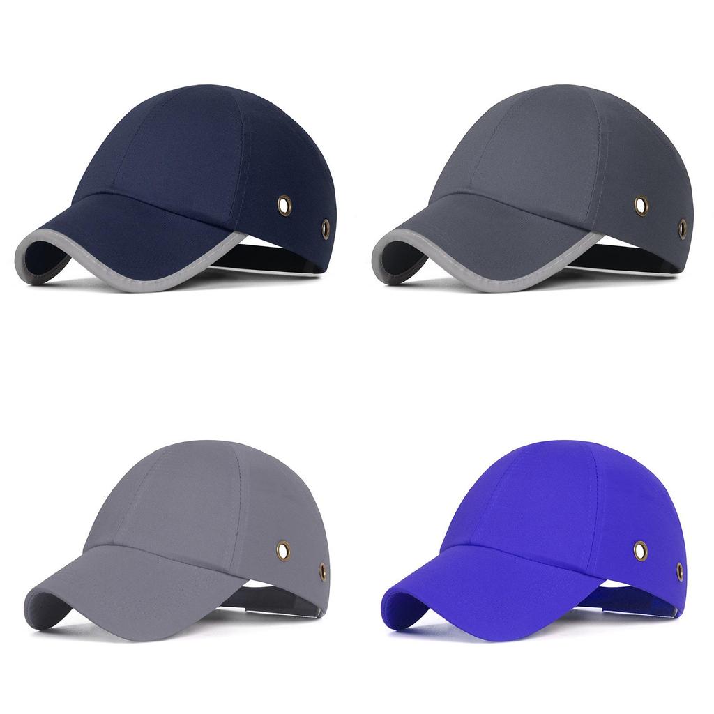Bauarbeiterhelm mit breiter Krempe, atmungsaktiv, ABS-Schale, reflektierendes Logo für Sicherheit