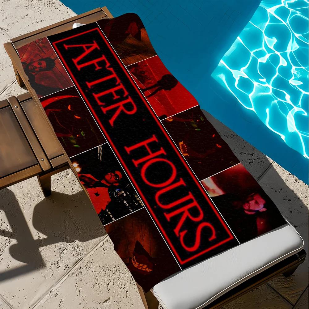 The Weeknd Singer Towel Pool Beach Towel Portable Quick Fast Dry Sand Outdoor Travel Swim Blanket Thin Mat Bath Towel