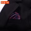 Men's Suit Accessories: Silk Pocket Square, Lapel Pin, and Scarf for Formal Wear and Wedding Gifts