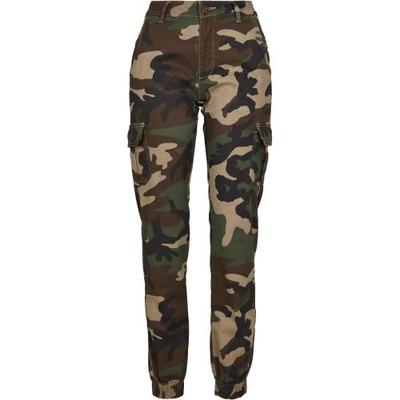 Urban Classics Womens/Ladies Camouflage High Waist Cargo Trousers