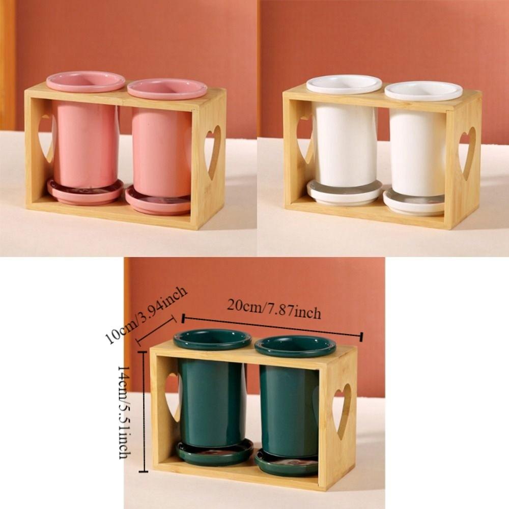 Ceramic Chopstick Holder Large Capacity Household Tableware Holder Anti-mildew Cutlery Storage Rack Party