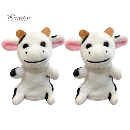 2ks sada prstových loutek, plyšové zvířecí prstové loutky, hračky pro děti, mini měkké figurky, interaktivní hraní rolí a vyprávění příběhů, vzdělávací hračka pro