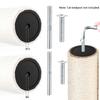 Replacement Screws for Cat Scratching Posts - M8 & M10 with Allen Key (4 Bolts & 4 Screws) - No Cat Scratching Post Included