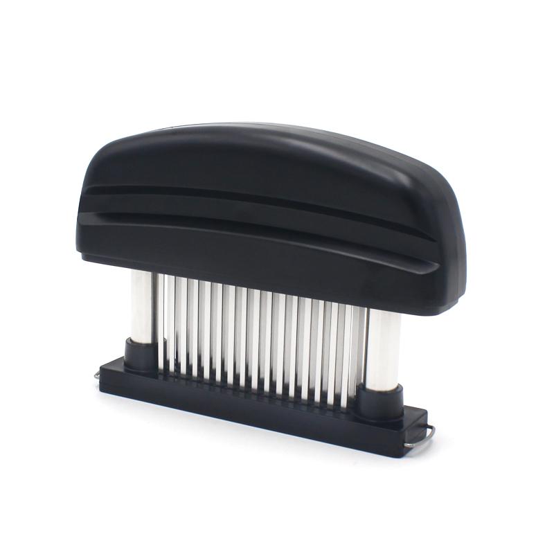 

Professional Meat Tenderizer 48pcs Stainless Steel Needles Steak Meat Tender Kitchen Cooking Tools for Meat Hammer чёрный