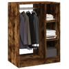 Wardrobe Smoked Oak Finish 77 x 48 x 102 cm Engineered Wood