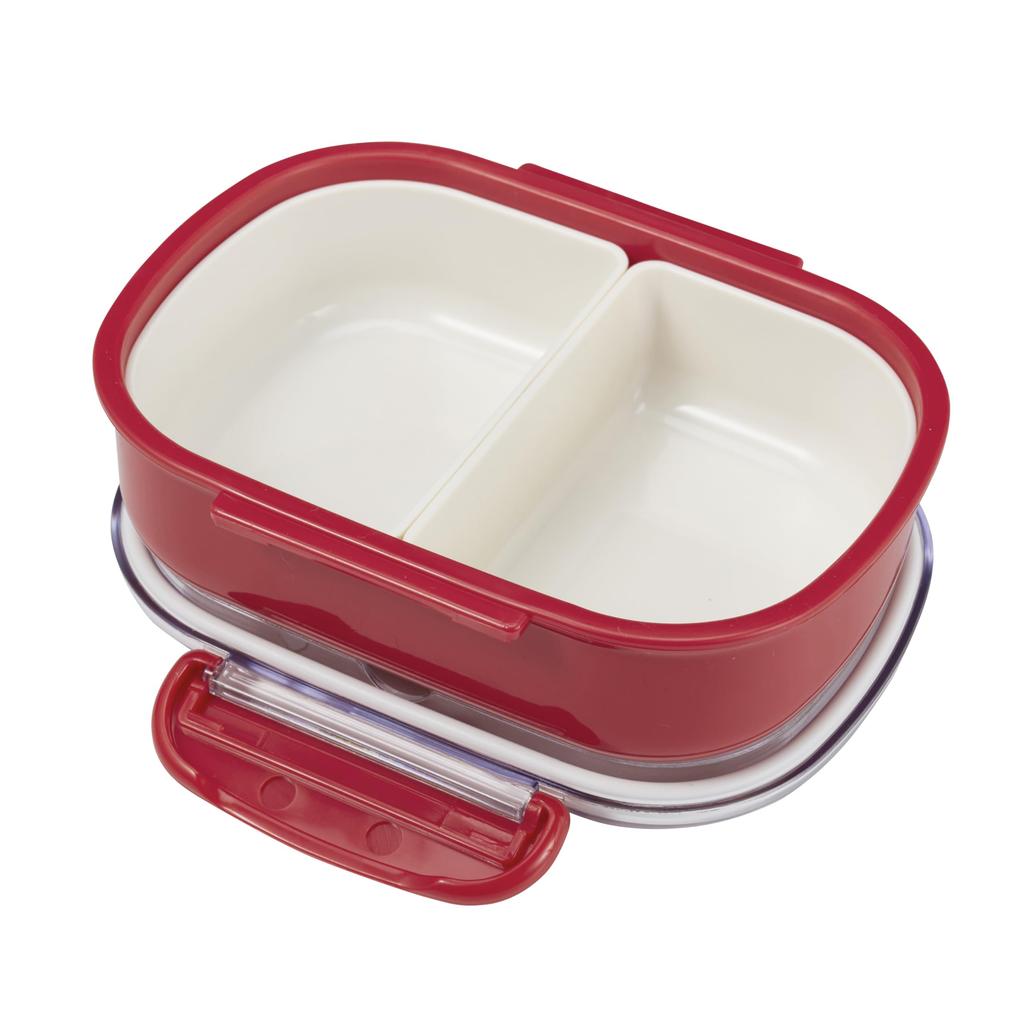 MIKI HOUSE Lunch Bear Made In Microwave and Dishwasher Suitable for Boys and Bento Red Box, 360ml, Design, Japan, Safe, Girls, Baby, Kids,