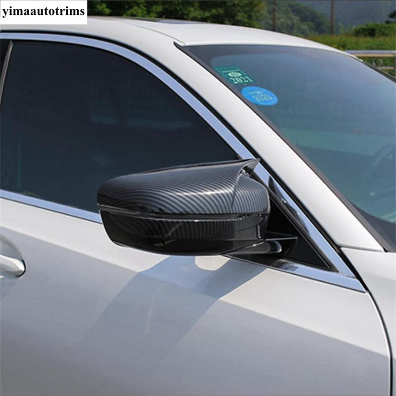 Outer Side Door Rearview Mirror Rear-view Decoration Cover Trims For BMW 5 6 Series GT G30 530I 2017 - Exterior Accessories