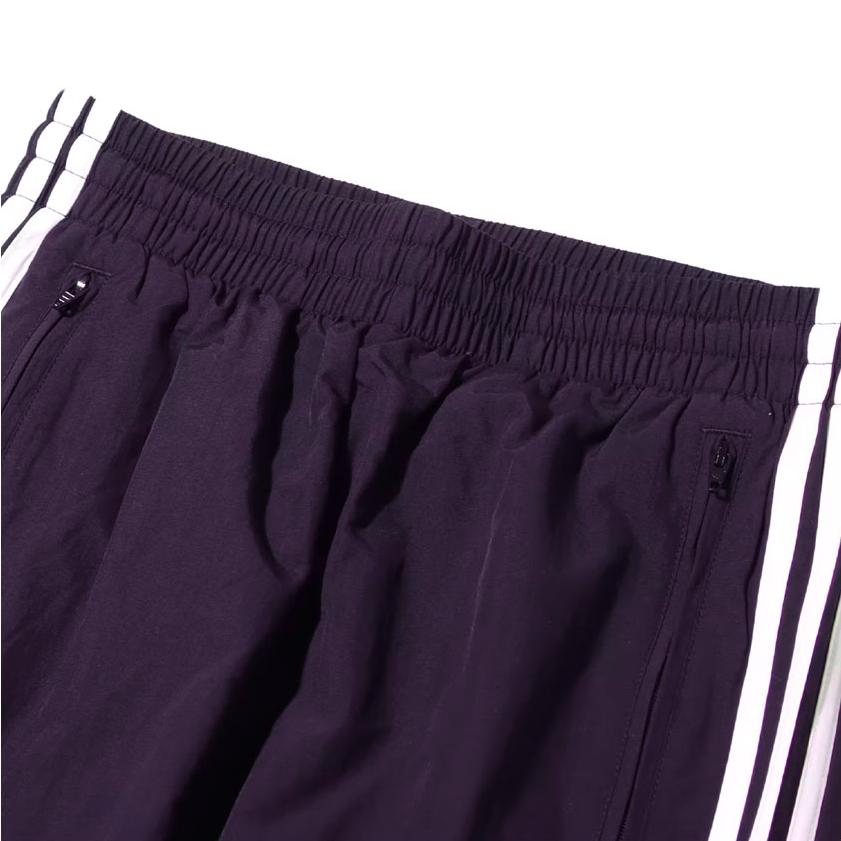 Adidas Originals Adicolor Letter Logo Print Side Stripe Comfortable Retro Sports Jogger Pants Men Bottoms Aurora-Black IZ2412