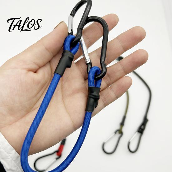 Travel Accessory for Secure Luggage Bungee Cord with Metal Hooks, Elastic Rope Durable Versatile Straps Garage Strap, Flexible Fastening Strap Camping
