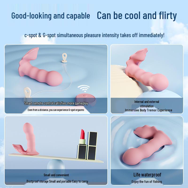 Long Love Wearable Vibrating Dildo Massager for Women - Erotic Self-Pleasure Panty Bullet Toy