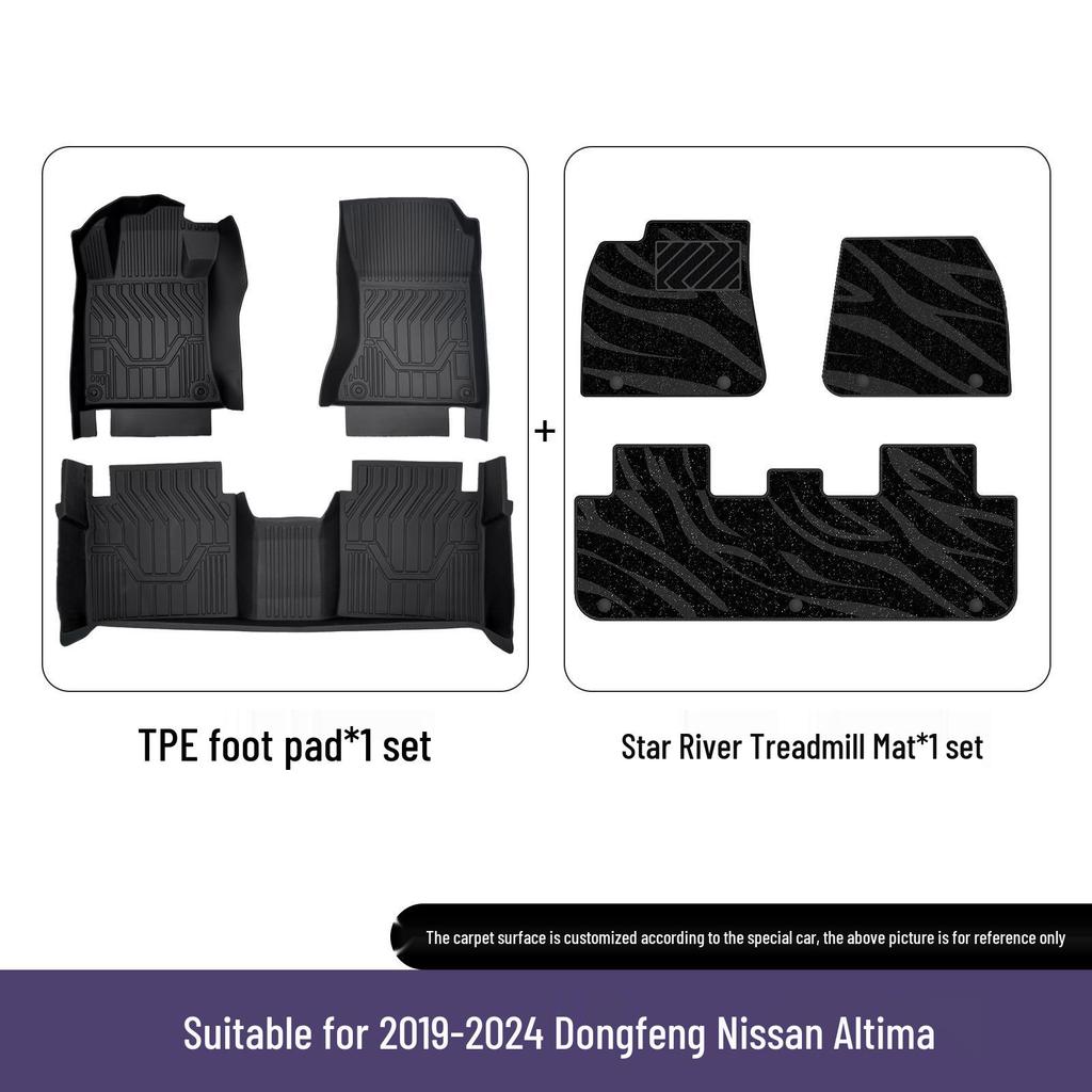 Eco-Friendly TPE 3D All-Weather Floor Mats for Dongfeng Nissan Teana