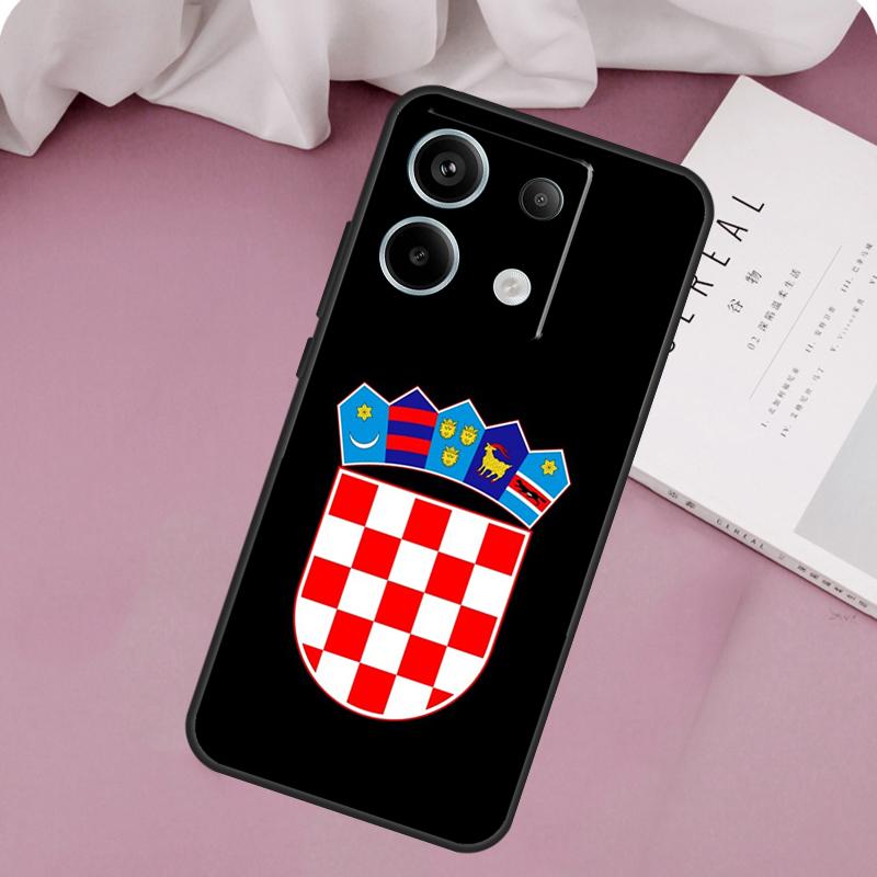 Custodia Bandiera Croazia Per Xiaomi Redmi Note 14 13 12 11 10 9 Pro 11S 12S Redmi 15C 14C 10C 12C 13C 15 Cover