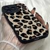 M433 Schwarzes Leopardenmuster Design Kunst Engelaugen Weiche Handyhülle für iPhone Samsung Galaxy Xiaomi Rdemi Huawei Honor Infinix Realme OPPO Vivo Alle Modelle