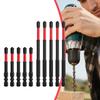 Screwdriver Bit Set 10 Pieces Steel Screwdriver Bits Multipurpose Anti-Slip Heavy Duty Screw Removal Tool For Home Improvement