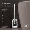 CMAOS Wall-Mounted Toilet Brush Set with Round Base (2-Pack)
