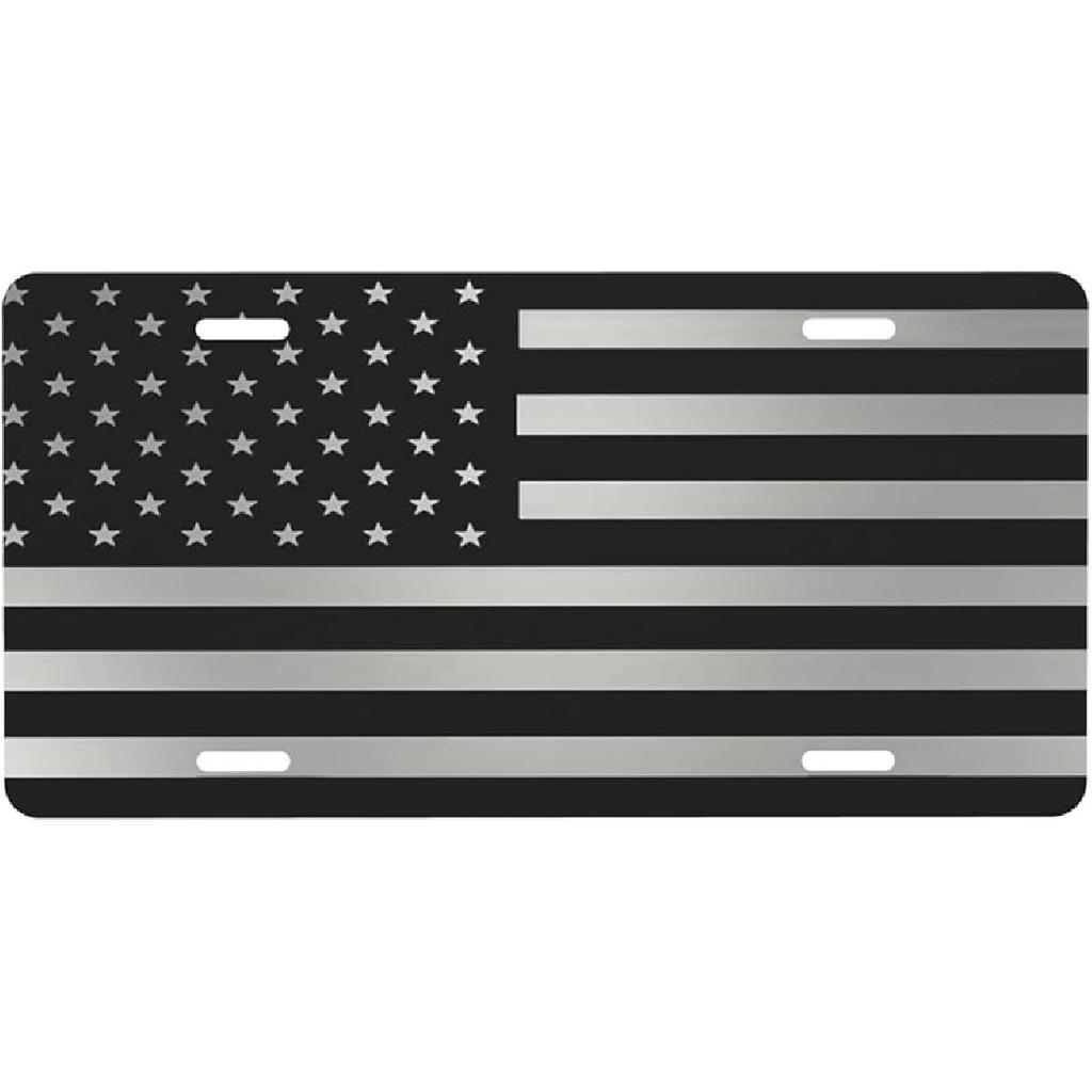 Blessed Front License Plate Aluminum Decorative License Plates Funny Metal Car Plate 6"X12" Novelty Vanity Tag Cover With 4 Holes Car Decor Accessory
