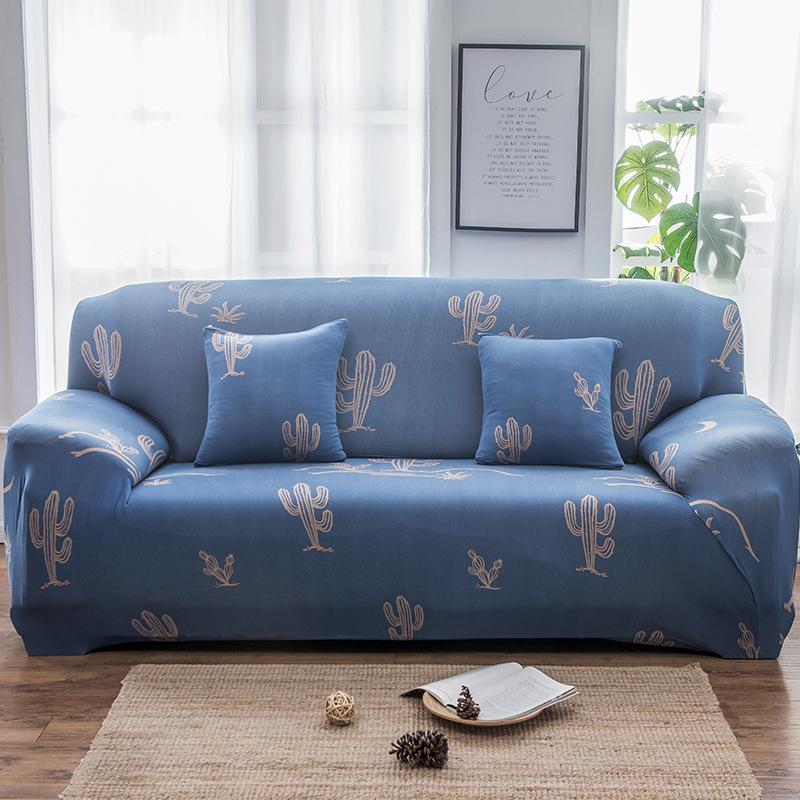 Printed Sofa Slipcover Non-slip Sofa Cover Thickened Couch Cover  Furniture Protector for Bedroom Office Living Room Home Decor