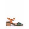 Women's Genuine Leather Mid-Heeled Casual Sandals