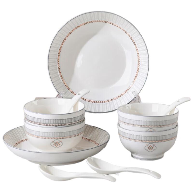 

Tang Hui Star River 10-Piece Chinese Retro Underglaze Ceramic Dinnerware Set