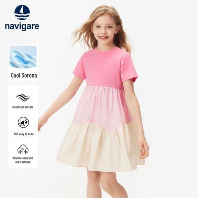 Girl's Summer Short Sleeve Dress