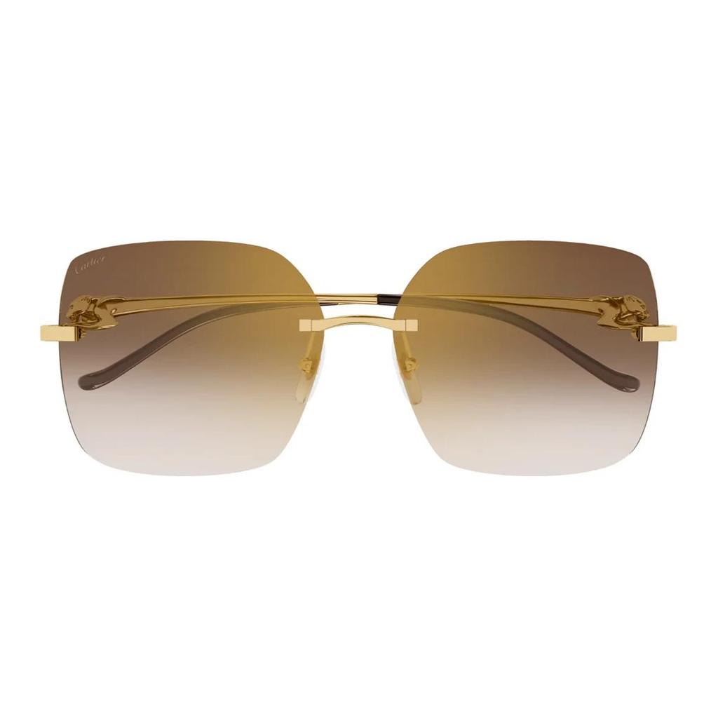 Cartier Metal Butterfly Sunglasses Women sunglasses Gold CT0359S002