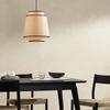 Modern Pendant Lights LED For Indoor Dining Living Room Kitchen Office Shop Bar Cafe Rectangle Long Strip Black Hanging Lamp