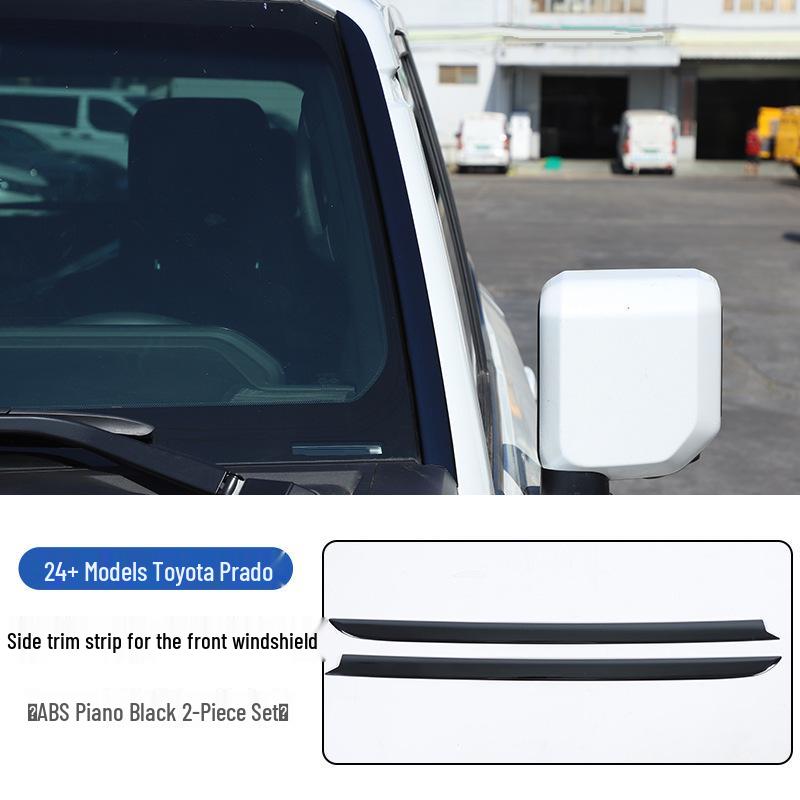 Боковая отделка стойки А лобового стекла Toyota Prado LC250 (24-25) оформление