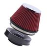Air Intake Filter Auto Cold Kit Sport Racing Car Acessories Cone High Flow Filters Automobile Universal Parts 150-76/89/101mm