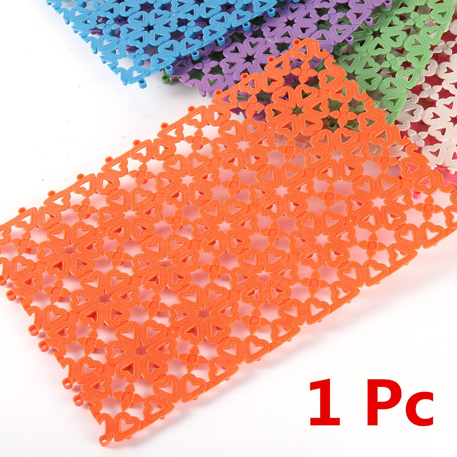 

Коврик для клетки питомца Пластиковый коврик для хомяка Мелкого животного Кошки Собаки Клетки Многофункциональный Коврик для ванной Нескользящий коврик 30x20см 1шт 30x20cm оранжевый