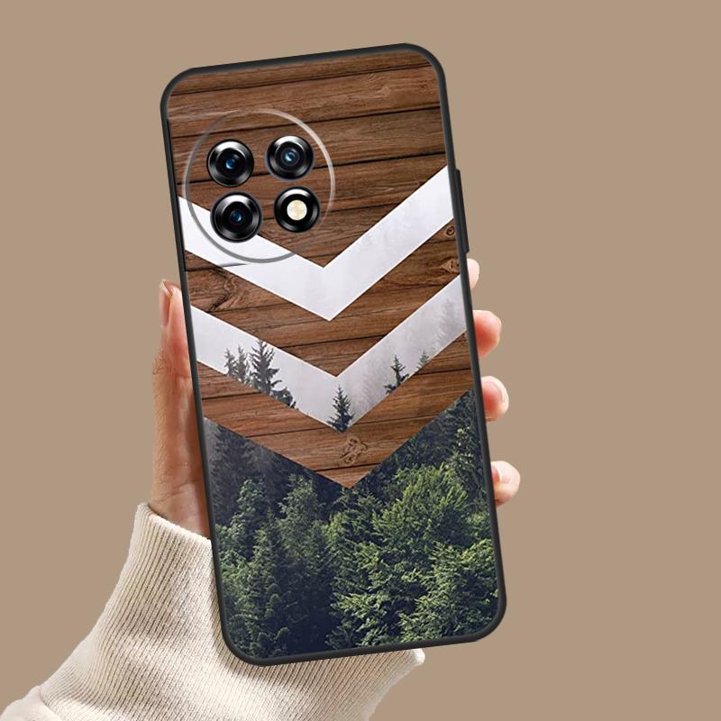 Forest Geometry Wood Nature Case For OnePlus Nord 5 CE 3 4 Lite N20 N30 OnePlus 15 13 12 11 8 9 10 Pro 10T 13T 13R Cover
