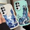 Soft Phone Cover Case for Samsung Galaxy S24 S20 FE S22 Ultra A26 S21 A25 S25 S23 Plus A35 A54 A24 A34 A55 A36 Mountains Waters