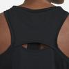 Nike Solid Color Logo Cutout Casual Sports Tank Top Women Tops Black CV4785-010