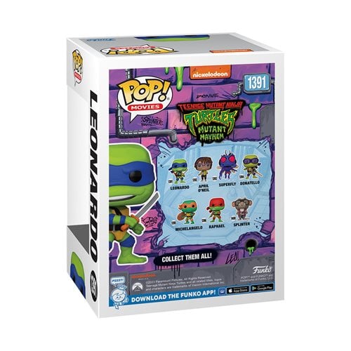 Фигурка Funko Pop Фанко Поп Черепашки-ниндзя TMNT Леонардо Leonardo Ninja Turtles 10см №1391