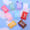 DIY Sweet Candy-Themed Hair Clip & Hair Tie Kit with Cream Glue & Resin Accessories