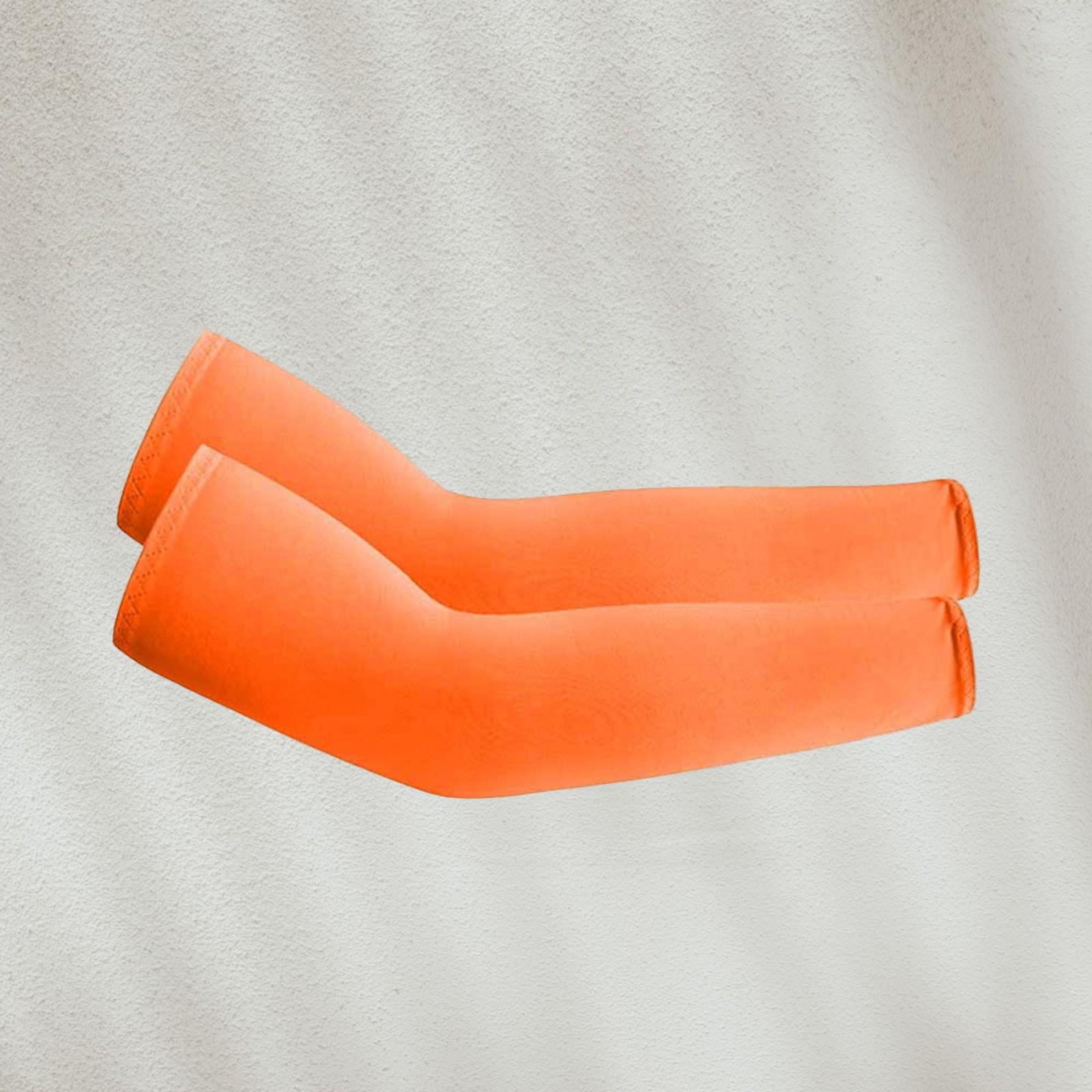 

Спорт на открытом воздухе Противорадиационные рукава Быстросохнущие прямые нарукавники One Size шафрановый