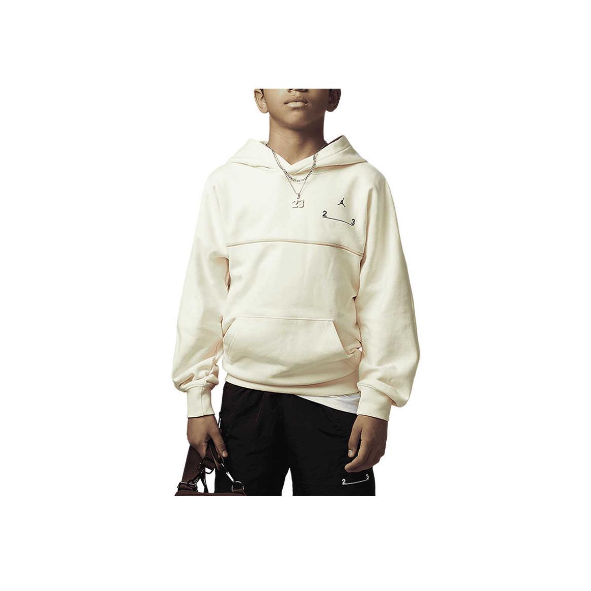 

Jordan Детская толстовка с вышитым логотипом и принтом Детские толстовки с капюшоном Coconut-Milk FJ5528-113 XL