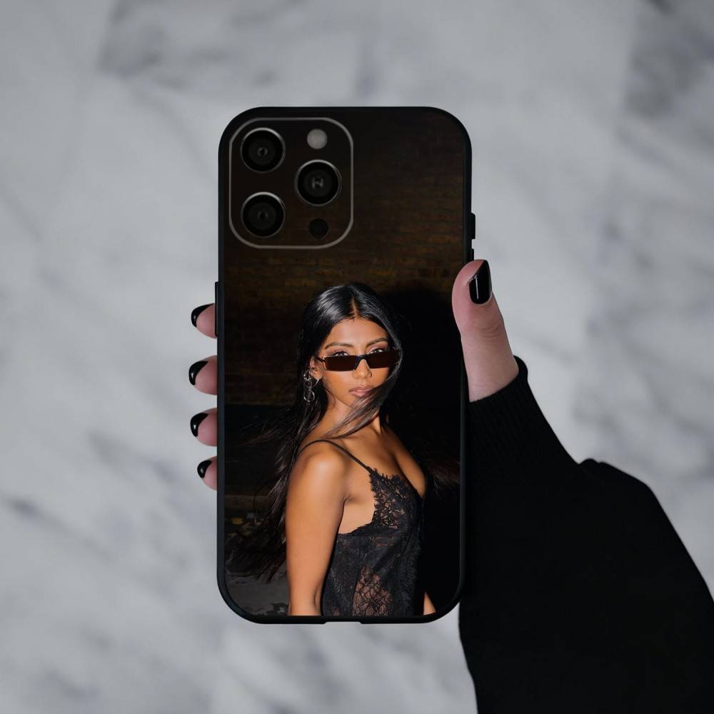 Actress Charithra Chandran  Phone Case For iPhone 17pro, 16,15,14,13,12,11 X XR Plus,Others Soft Black Cover