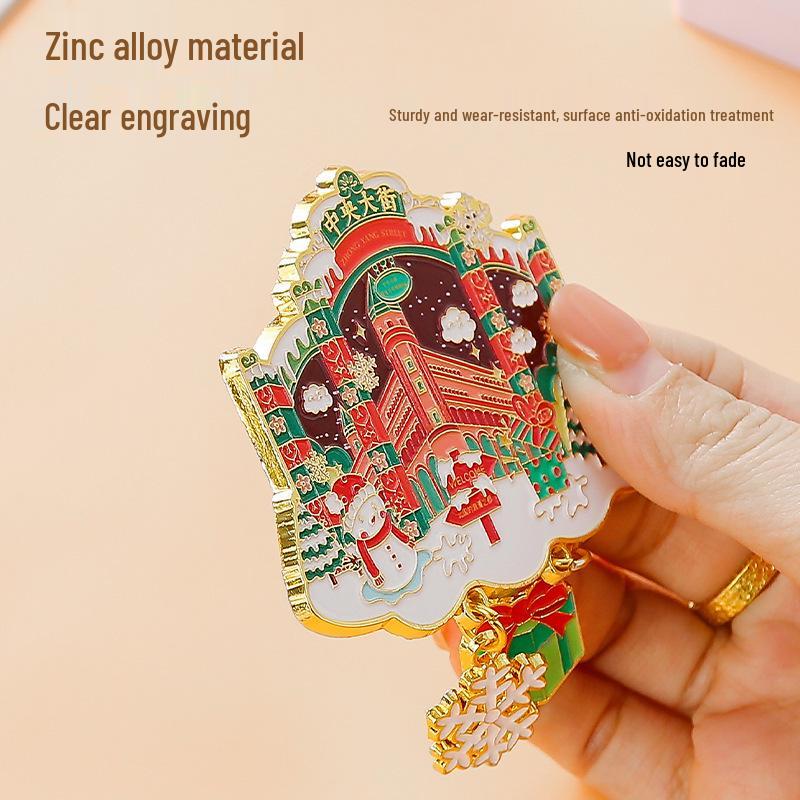 Harbin Central Street Ice & Snow World Metal Souvenir Magnet