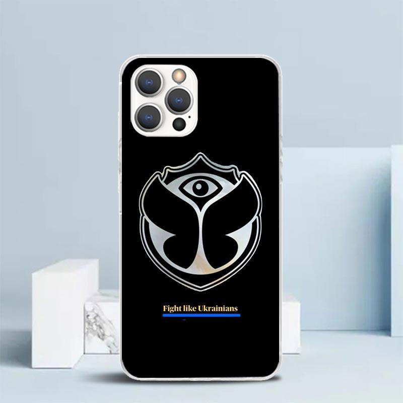 

Music Festival Tomorrowlands Soft Cover for iPhone 16 17 Air 15 14 Pro Max 16E Phone Case 13 Mini 12 11 7 SE 8 Print Pattern Fit iPhone 16 Pro Max