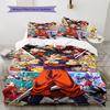 Juego de Ropa de Cama con Estampado de Dibujos Animados Colcha Funda de Colcha Funda de Almohada Decoración del Hogar Regalo de Cumpleaños (1 * funda nórdica + 2 * fundas de almohada, sin núcleo)