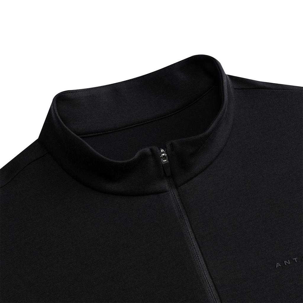 Anta Champion Glory Casual Pullover Knit Sweater Men sweater Basic-Black 152540405-4