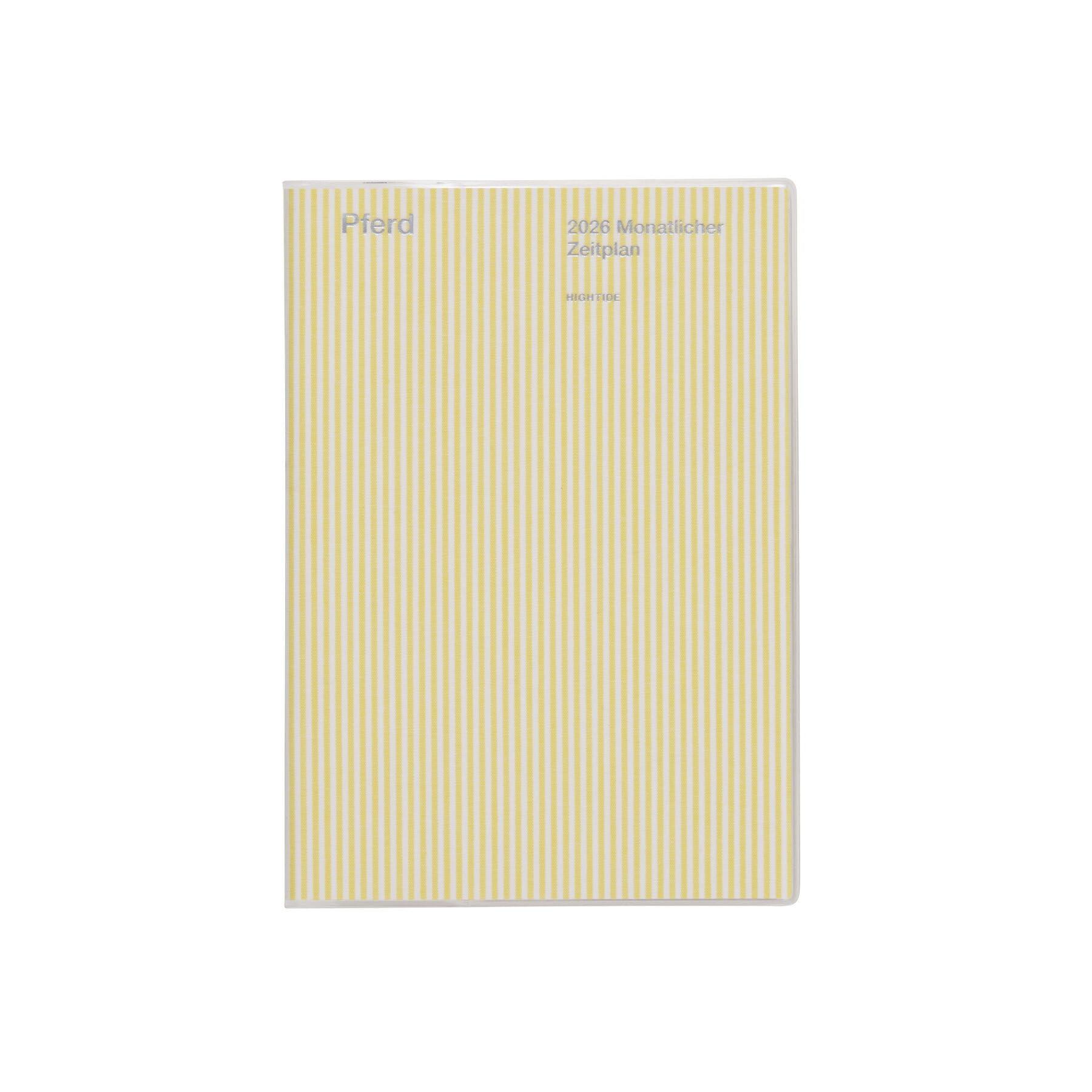 Hightide 2026 Yellow B6 Monthly Starts March 2026 Schedule Book Planner/Papillon / / /