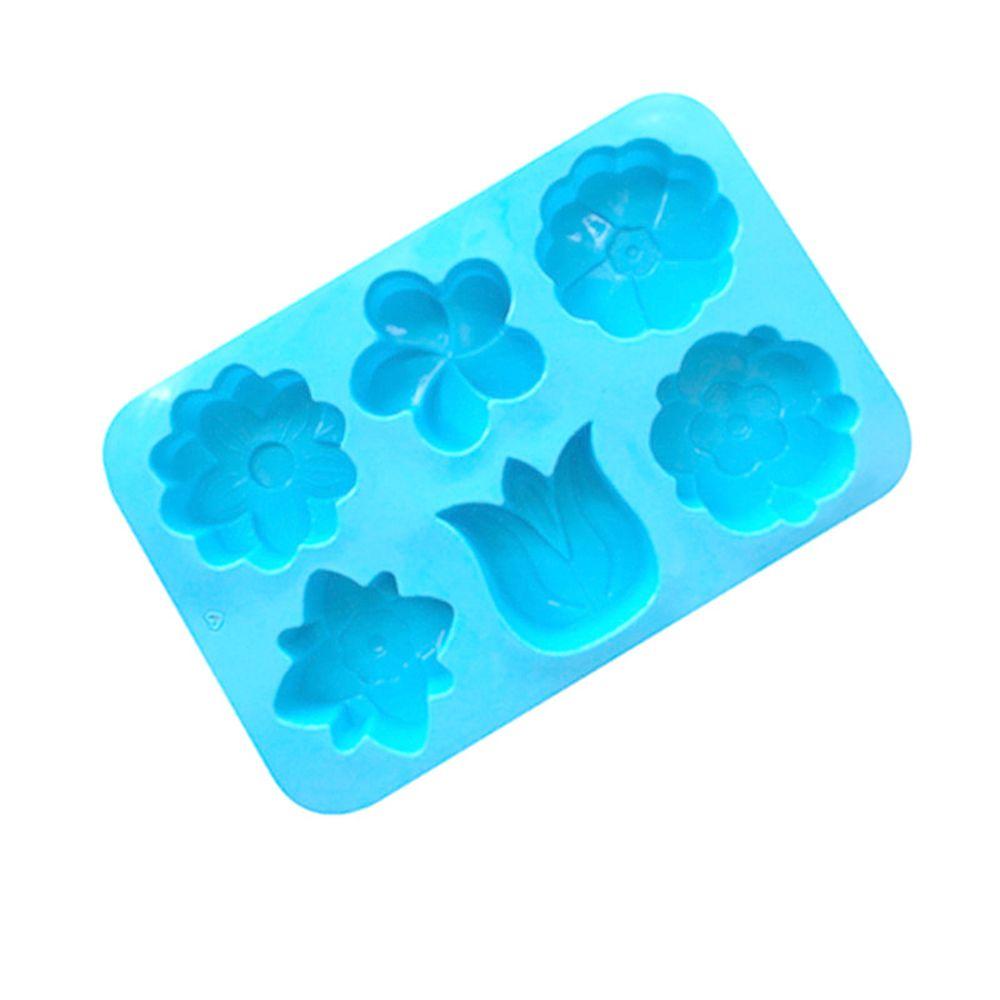 Baby Feet Shaped 6 Cavities 3D Cake Mould Pudding Candy Mold Soaps Supplies Silicone Soap Mold