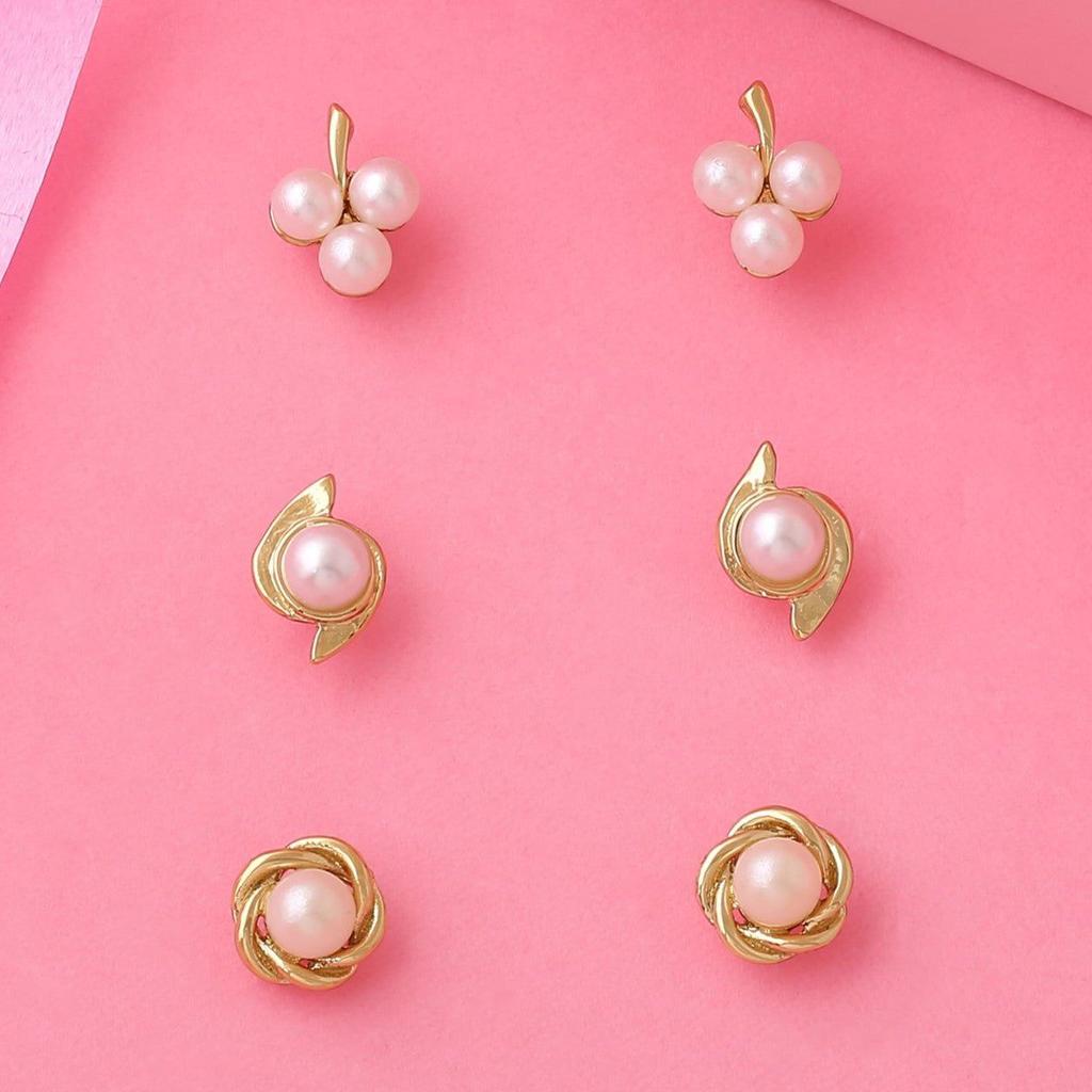 Estele Perlen-Ohrstecker, Valentinstagsgeschenk für Mädchen und Frauen