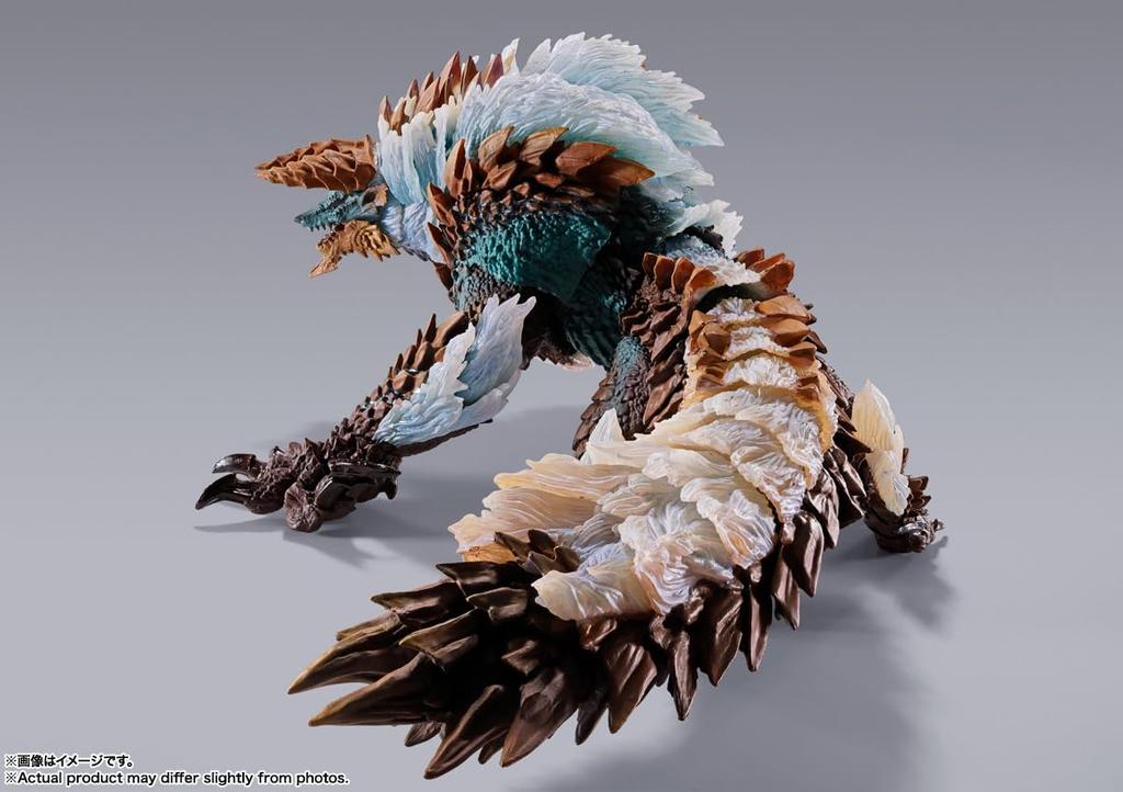 TAMASHII NATIONS Monster Hunter Zinogre Anniversary 285mm PVC ABS Painted Movable Figure S.H.MonsterArts -20th Edition- Approx. &