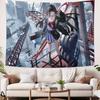 Hot Pretty Girl Chisa Wuthering Wave GAMING Tapestry Wall Hanging Wall Rugs Dorm Decor Blanket Camping Decoration Tapestry
